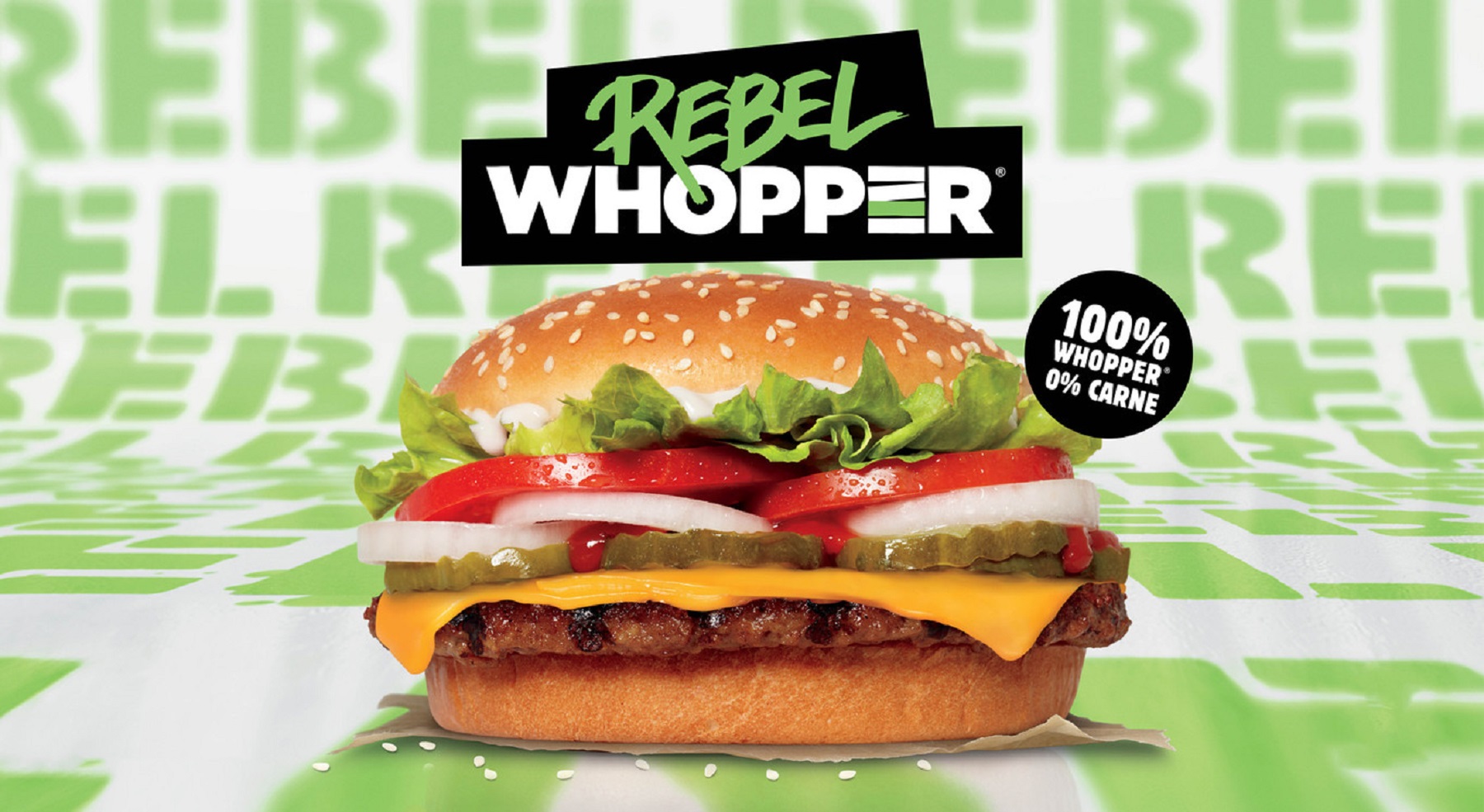 Rebel Whopper, la hamburguesa de carne vegetal de Burger King